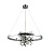 Подвесная люстра Crystal Lux GARDEN SPLED+4 D800 CHROME  фото, kupilegko.ru