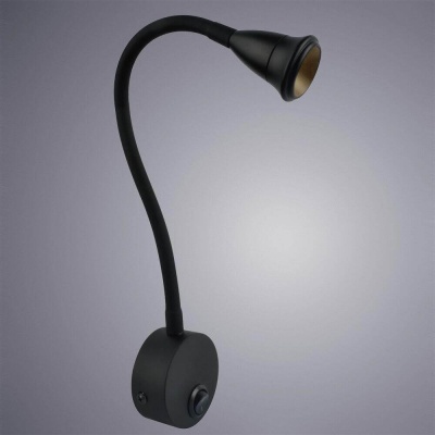 Бра, светодиодный светильник настенный накладной Arte Lamp A7603AP-1BK  фото, kupilegko.ru