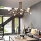 Подвесная люстра Ideal Lux Triumph Sp8 Ottone Antico 160269  фото, kupilegko.ru