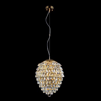 Подвесной светильник Crystal Lux Charme SP6 Gold/Transparent  фото, kupilegko.ru