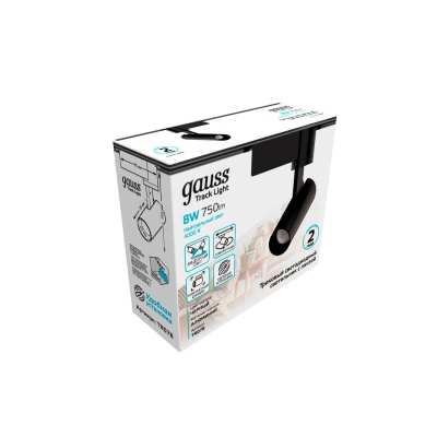 Трековый светодиодный светильник Gauss Track Light Led TR078  фото, kupilegko.ru