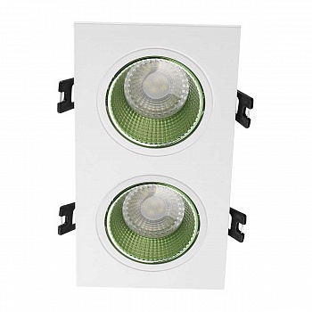 Встраиваемый светильник Denkirs DK3020WGR DK3072-WH+GR (встраиваемые)  фото, kupilegko.ru