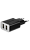 Зарядное устройство сетевое Deppa 2 USB 2.4А, черное  фото, kupilegko.ru