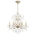 Подвесная люстра Crystal Lux Odelis SP6 Gold  фото, kupilegko.ru
