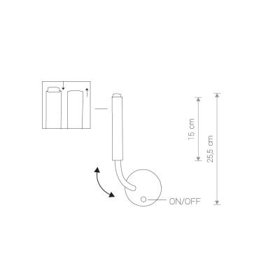 Бра, светильник настенный накладной Nowodvorski 8350  фото, kupilegko.ru