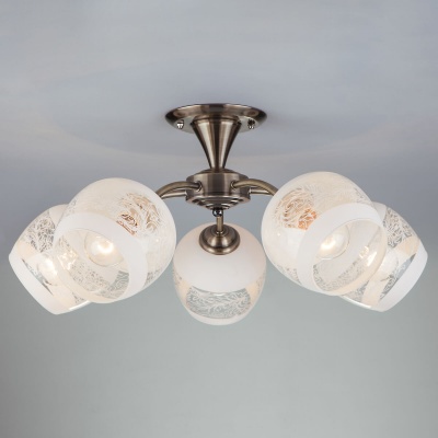 Потолочный светильник Eurosvet 30118/5 античная бронза  фото, kupilegko.ru