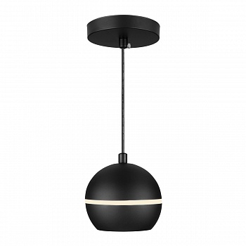 Подвесной светодиодный светильник Elektrostandard DLS023 9W 4200K черный 4690389149122  фото, kupilegko.ru