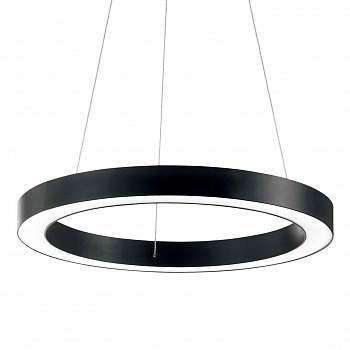 Подвесной светодиодный светильник Ideal Lux Oracle D60 Round Nero 222103  фото, kupilegko.ru