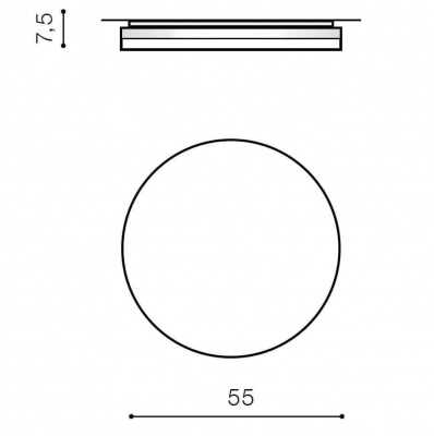 Накладной светильник Azzardo Sona 55 CCT AZ2763  фото, kupilegko.ru