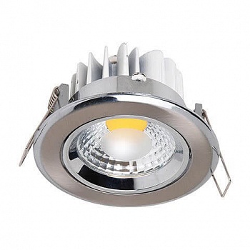 Встраиваемый светодиодный светильник Horoz Melisa-5 5W 4200К матовый хром 016-008-0005 HRZ01000608 (встраиваемые)  фото, kupilegko.ru
