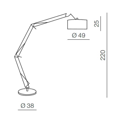 Торшер Azzardo Bosse floor AZ1028  фото, kupilegko.ru