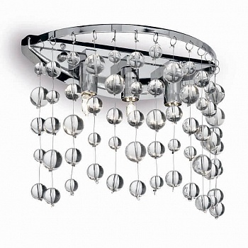 Настенный светильник Ideal Lux Neve AP3 Cromo 033938  фото, kupilegko.ru