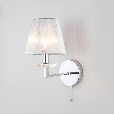 Бра, светильник настенный накладной Eurosvet 60114/1 хром  фото, kupilegko.ru