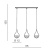 Подвесной светильник Azzardo Cecilia 3 line AZ2173  фото, kupilegko.ru