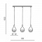 Подвесной светильник Azzardo Cecilia 3 line AZ2173