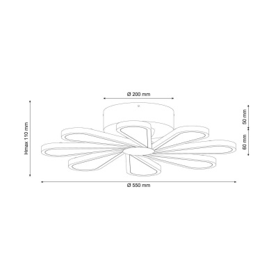 Потолочная люстра Lucia Tucci Miracoli 201.8 LED  фото, kupilegko.ru