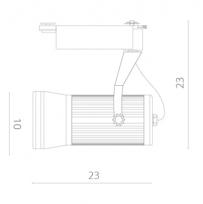 Трековые светильники Arte Lamp Track Lights A6330PL-1BK  фото, kupilegko.ru