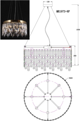 Бра, светильник настенный накладной MyFar MR1972-1W  фото, kupilegko.ru