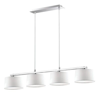 Подвесная люстра Ideal Lux Hilton SP4 Linear Bianco 075495  фото, kupilegko.ru