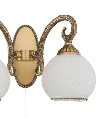 Бра, светильник настенный накладной Reccagni Angelo A 8400/2  фото, kupilegko.ru