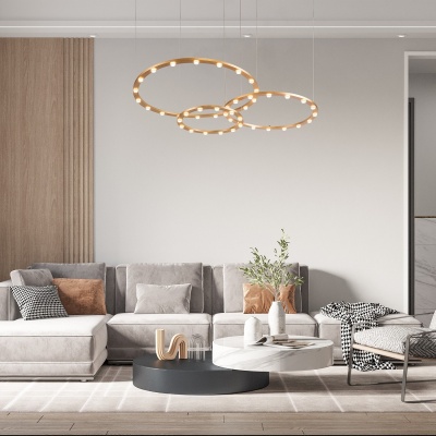 Подвесная светодиодная люстра Gerhort G51229/3GD  фото, kupilegko.ru