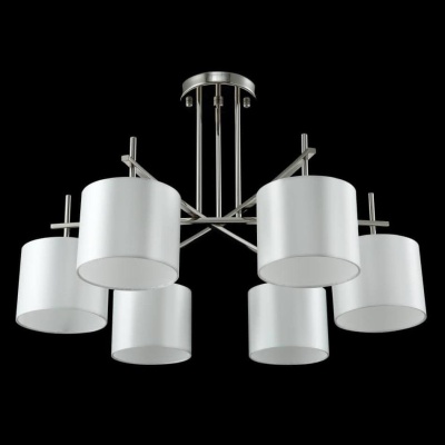 Потолочная люстра Crystal Lux Sergio PL6 Nickel  фото, kupilegko.ru