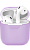 Чехол Deppa для футляра наушников Apple AirPods, силикон, сиреневый  фото, kupilegko.ru