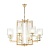 Подвесная люстра Lumina Deco Manhattan LDP 8012-8 F.GD  фото, kupilegko.ru