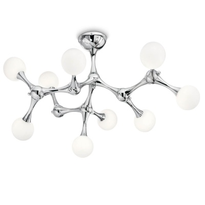 Потолочная люстра Ideal Lux Nodino PL9 Cromo 133393  фото, kupilegko.ru