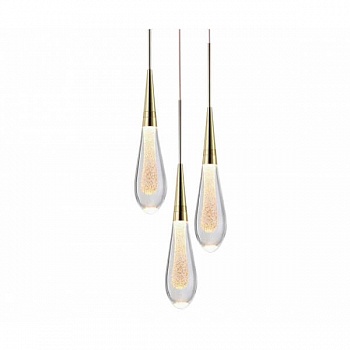 Подвесной светодиодный светильник Kink Light Гутта 07861-3AS,33  фото, kupilegko.ru