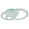 Потолочная светодиодная люстра Profit Light 8061/3 WHT A  фото, kupilegko.ru