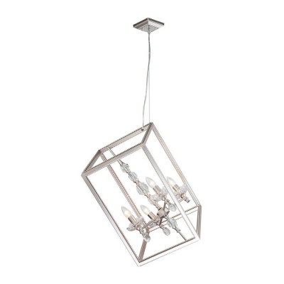 Подвесная люстра Lucia Tucci Inessa 3850.4 Silver  фото, kupilegko.ru