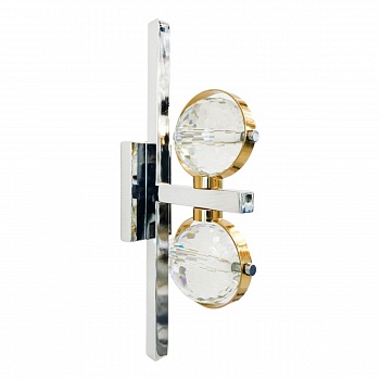 Настенный светильник Lumina Deco Kompass LDW 6064-2 CHR  фото, kupilegko.ru