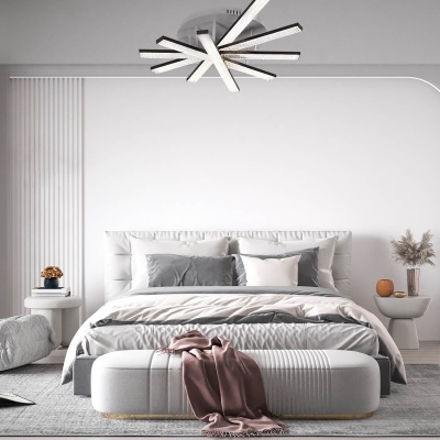 Потолочная светодиодная люстра Gerhort G61321/5CF WT  фото, kupilegko.ru