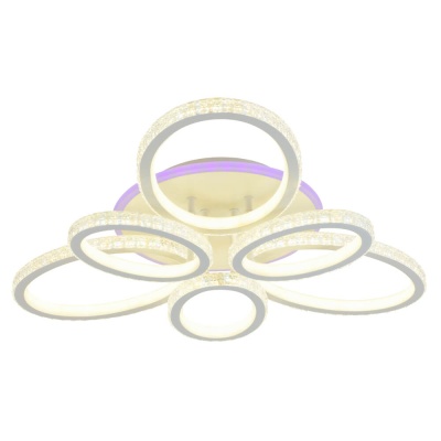 Потолочная светодиодная люстра Profit Light 8033/3+3 WHT  фото, kupilegko.ru