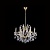 Подвесная люстра Crystal Lux Hollywood SP6 Gold  фото, kupilegko.ru
