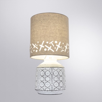 Настольная лампа Arte Lamp Bunda A4007LT-1WH  фото, kupilegko.ru