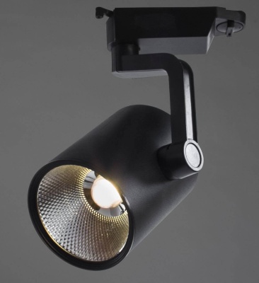 Трековый светодиодный светильник Arte Lamp Traccia A2320PL-1BK  фото, kupilegko.ru