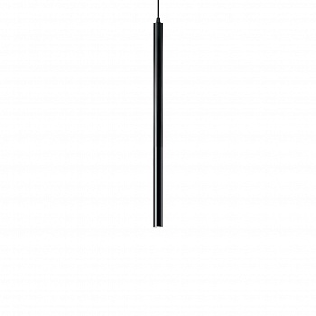 Подвесной светодиодный светильник Ideal Lux Ultrathin D040 Round Nero 156699  фото, kupilegko.ru