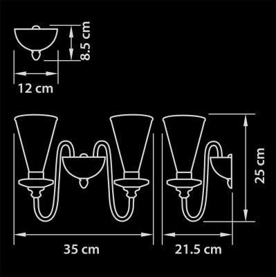 Бра, светильник настенный накладной Lightstar 780620  фото, kupilegko.ru