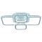 Потолочная светодиодная люстра Profit Light 8088/2+2 WHT  фото, kupilegko.ru