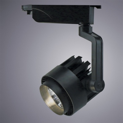 Трековый светильник Arte Lamp Vigile A1620PL-1BK  фото, kupilegko.ru