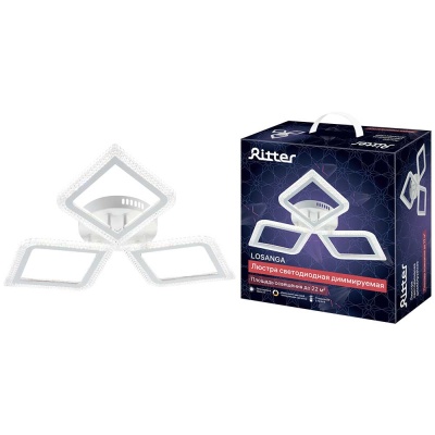 Потолочная люстра Ritter LOSANGA 52927 3  фото, kupilegko.ru