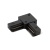 L-коннектор Denkirs TR1102-BK  фото, kupilegko.ru