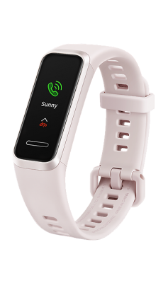 Смарт-браслет  HUAWEI Band 4, розовая сакура  фото, kupilegko.ru