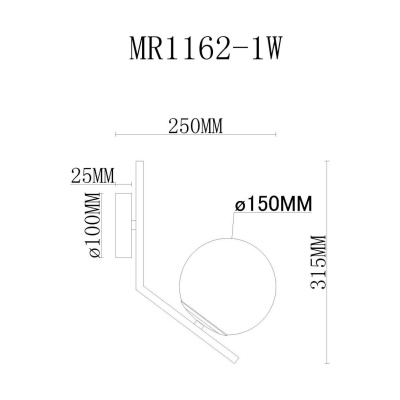 Бра, светильник настенный накладной MyFar MR1162-1W  фото, kupilegko.ru