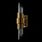 Бра, светильник настенный накладной Crystal Lux Justo AP2 Brass  фото, kupilegko.ru