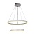 Подвесная светодиодная люстра Profit Light 6037/2 WHT  фото, kupilegko.ru