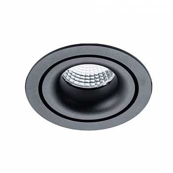 Встраиваемый светодиодный светильник Italline IT02-008 black (встраиваемые)  фото, kupilegko.ru