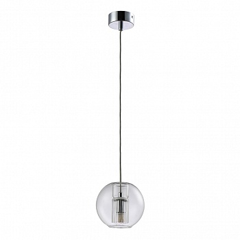 Подвесной светильник Crystal Lux Beleza SP1 B Chrome  фото, kupilegko.ru